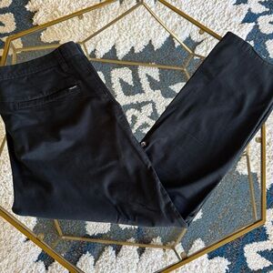 Volcom Black Slim Fit Pants Size 38x32